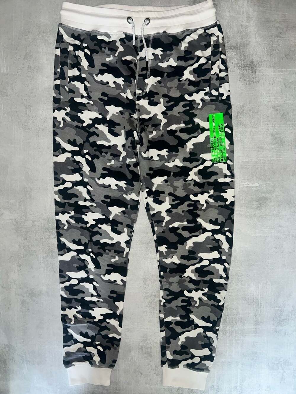 Size Up Apparel Grey Camo Jogger Sweatpants